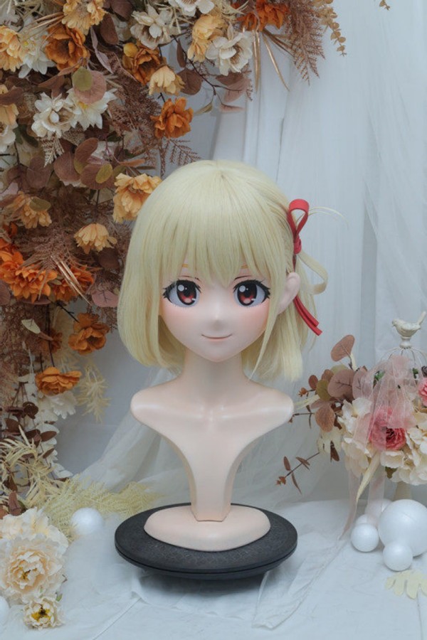 NFD Kigurumi Lycoris Recoil Chisato Nishikigi Lovely Cosplay Mask